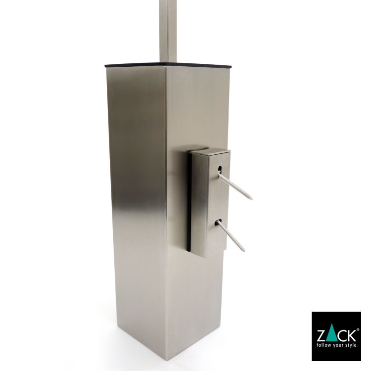 ZACK 40490 CARVO ドイツZACK社製モダンデザインのトイレブラシ 壁付けタイプ DIY HL [在庫有り]