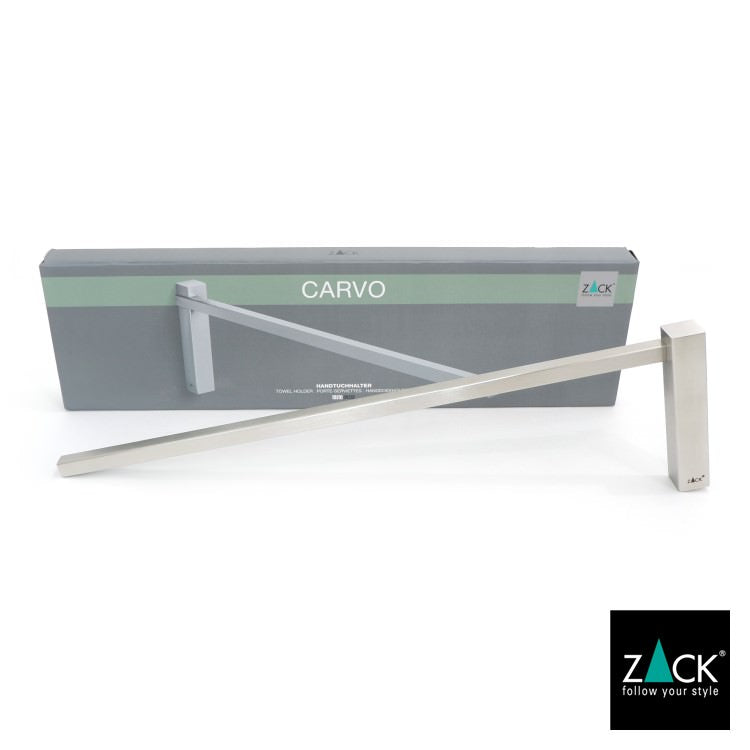 ZACK 40491 CARVO ドイツZACK社製モダンデザインのタオルホルダー 壁付けタイプ DIY HL [在庫有り]