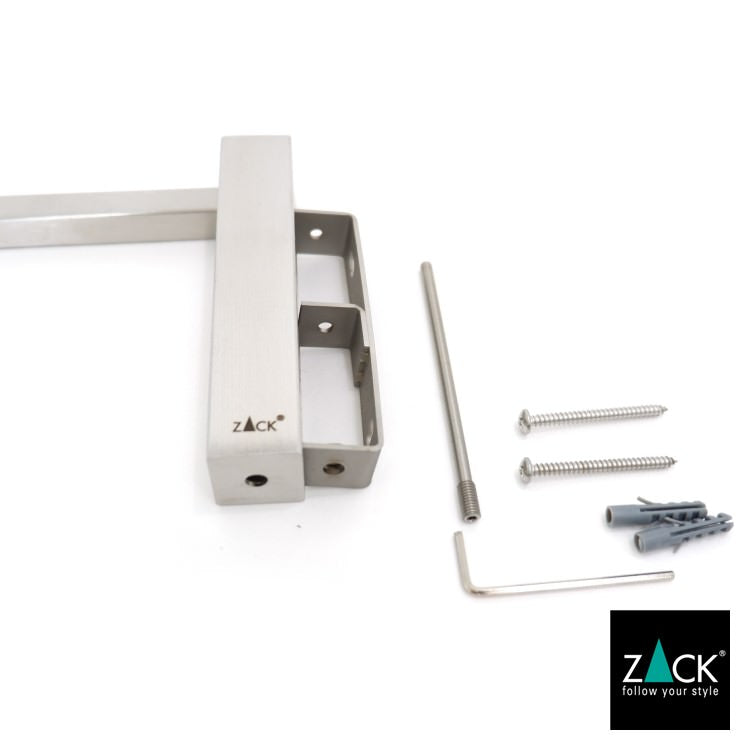 ZACK 40491 CARVO ドイツZACK社製モダンデザインのタオルホルダー 壁付けタイプ DIY HL [在庫有り]