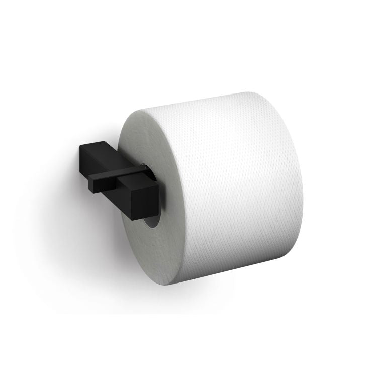 ZACK 40500 CARVO ドイツZACK社製モダンデザインのトイレットペーパーホルダー マットブラック 壁付けタイプ DIY [在庫有り]