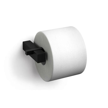 ZACK 40500 CARVO ドイツZACK社製モダンデザインのトイレットペーパーホルダー マットブラック 壁付けタイプ DIY [在庫有り]