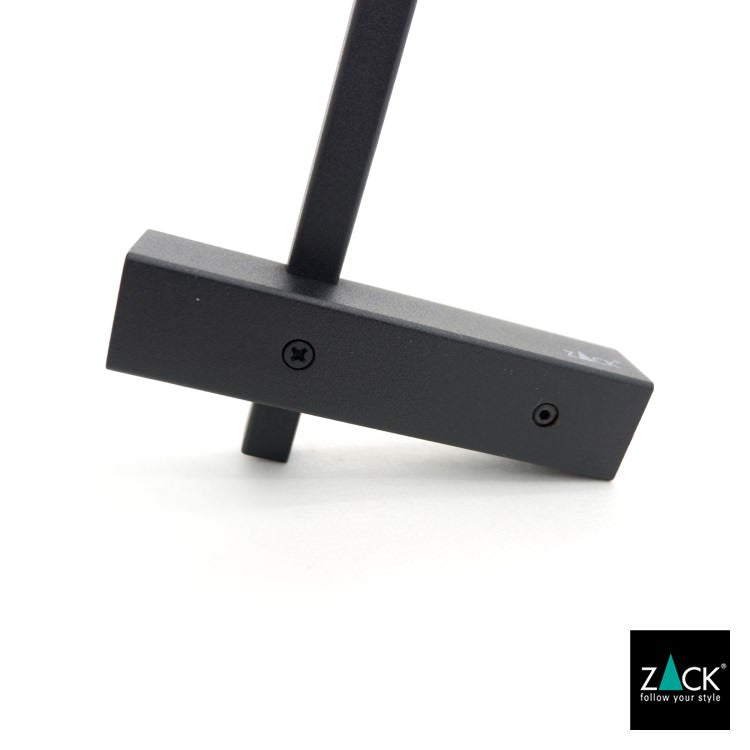 ZACK 40500 CARVO ドイツZACK社製モダンデザインのトイレットペーパーホルダー マットブラック 壁付けタイプ DIY [在庫有り]