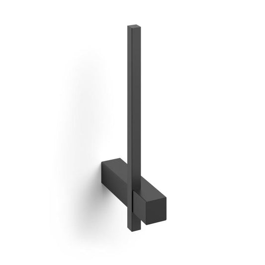 ZACK 40501 CARVO ドイツZACK社製モダンデザインのスペアトイレットペーパーホルダー マットブラック 壁付けタイプ DIY [在庫有り]