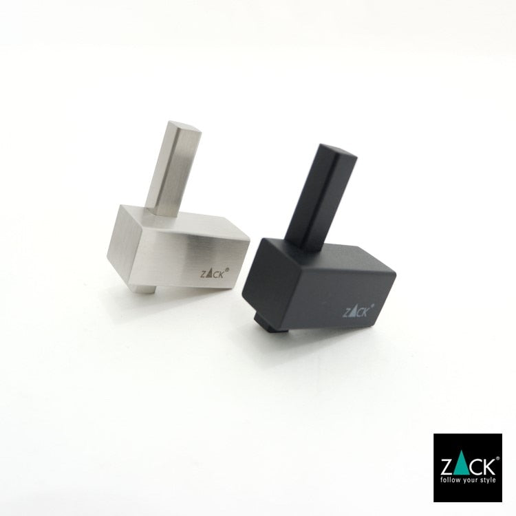 ZACK 40503 CARVO ドイツZACK社製モダンデザインのタオルフック マットブラック 壁付けタイプ DIY [お取寄せ]