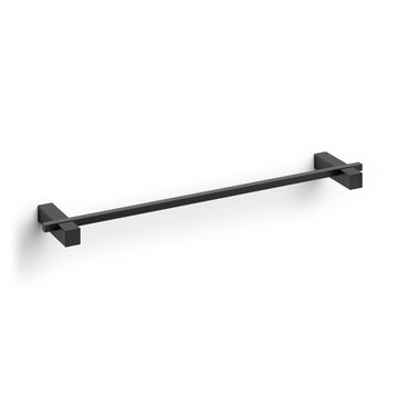 ZACK 40505 CARVO ドイツZACK社製モダンデザインのタオルレール マットブラック50.8cm 壁付けタイプ DIY [お取寄せ]