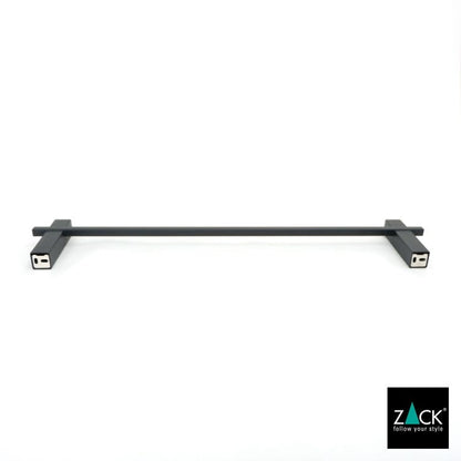 ZACK 40505 CARVO ドイツZACK社製モダンデザインのタオルレール マットブラック50.8cm 壁付けタイプ DIY [お取り寄せ]