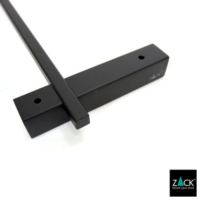 ZACK 40506 CARVO ドイツZACK社製モダンデザインのバスルームシェルフ マットブラック 壁付けタイプ DIY [在庫有り]