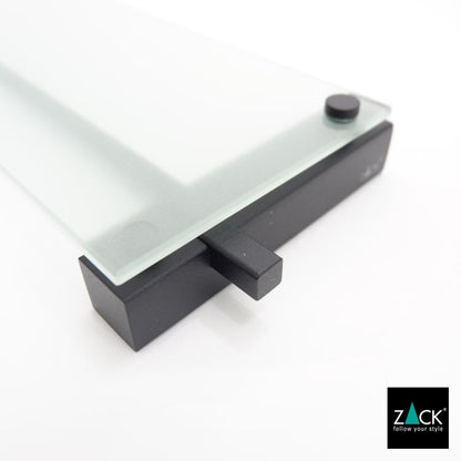ZACK 40506 CARVO ドイツZACK社製モダンデザインのバスルームシェルフ マットブラック 壁付けタイプ DIY [在庫有り]
