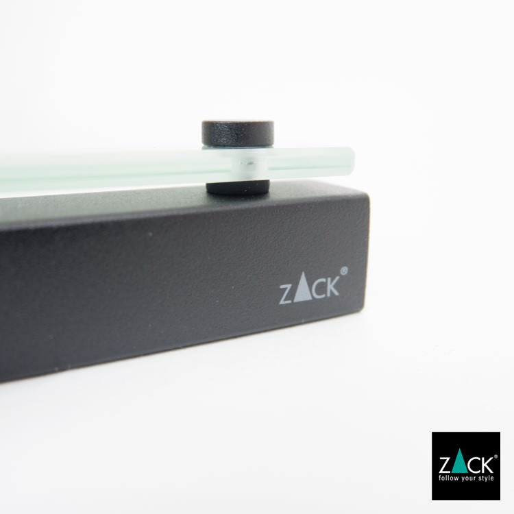 ZACK 40506 CARVO ドイツZACK社製モダンデザインのバスルームシェルフ マットブラック 壁付けタイプ DIY [在庫有り]