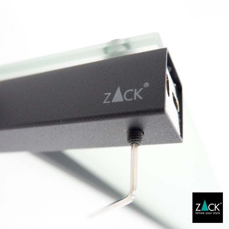 ZACK 40506 CARVO ドイツZACK社製モダンデザインのバスルームシェルフ マットブラック 壁付けタイプ DIY [在庫有り]