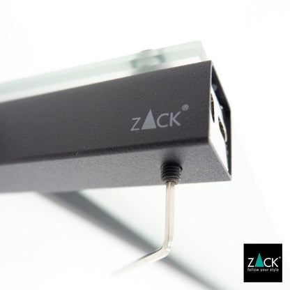 ZACK 40506 CARVO ドイツZACK社製モダンデザインのバスルームシェルフ マットブラック 壁付けタイプ DIY [在庫有り]