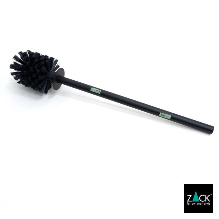 [サンプル品] ZACK 40507 CARVO ドイツZACK社製モダンデザインのトイレブラシ マットブラック 壁付けタイプ DIY [在庫有り]
