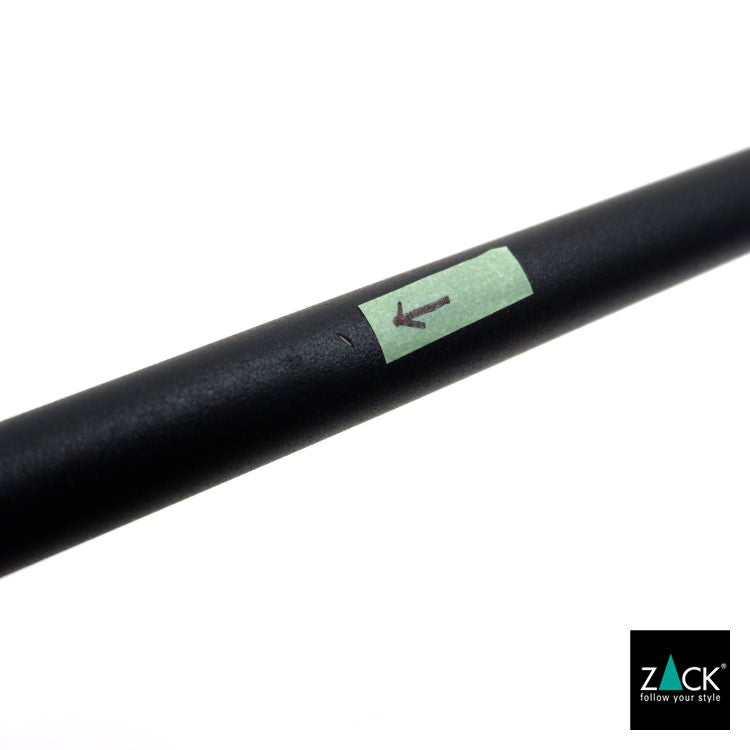 [サンプル品] ZACK 40507 CARVO ドイツZACK社製モダンデザインのトイレブラシ マットブラック 壁付けタイプ DIY [在庫有り]