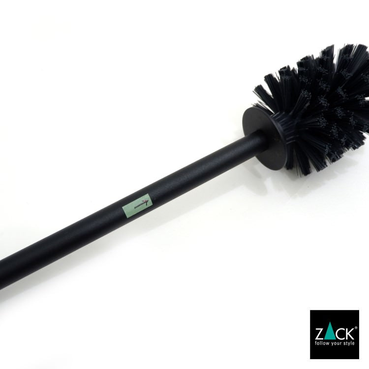 [サンプル品] ZACK 40507 CARVO ドイツZACK社製モダンデザインのトイレブラシ マットブラック 壁付けタイプ DIY [在庫有り]