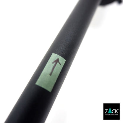 [サンプル品] ZACK 40507 CARVO ドイツZACK社製モダンデザインのトイレブラシ マットブラック 壁付けタイプ DIY [在庫有り]