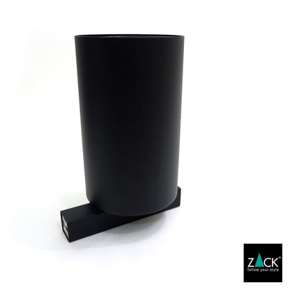 [サンプル品] ZACK 40507 CARVO ドイツZACK社製モダンデザインのトイレブラシ マットブラック 壁付けタイプ DIY [在庫有り]