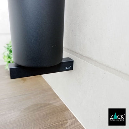 [サンプル品] ZACK 40507 CARVO ドイツZACK社製モダンデザインのトイレブラシ マットブラック 壁付けタイプ DIY [在庫有り]