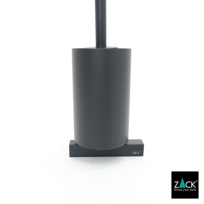 ZACK 40507 CARVO ドイツZACK社製モダンデザインのトイレブラシ マットブラック 壁付けタイプ DIY [在庫有り]