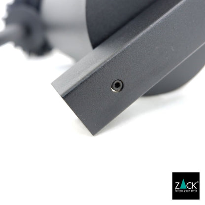 ZACK 40507 CARVO ドイツZACK社製モダンデザインのトイレブラシ マットブラック 壁付けタイプ DIY [在庫有り]