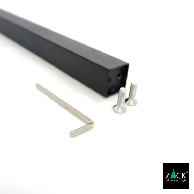 ZACK 40508 CARVO ドイツZACK社製モダンデザインのトイレットペーパースタンド トイレットバトラー マットブラック [在庫有り]
