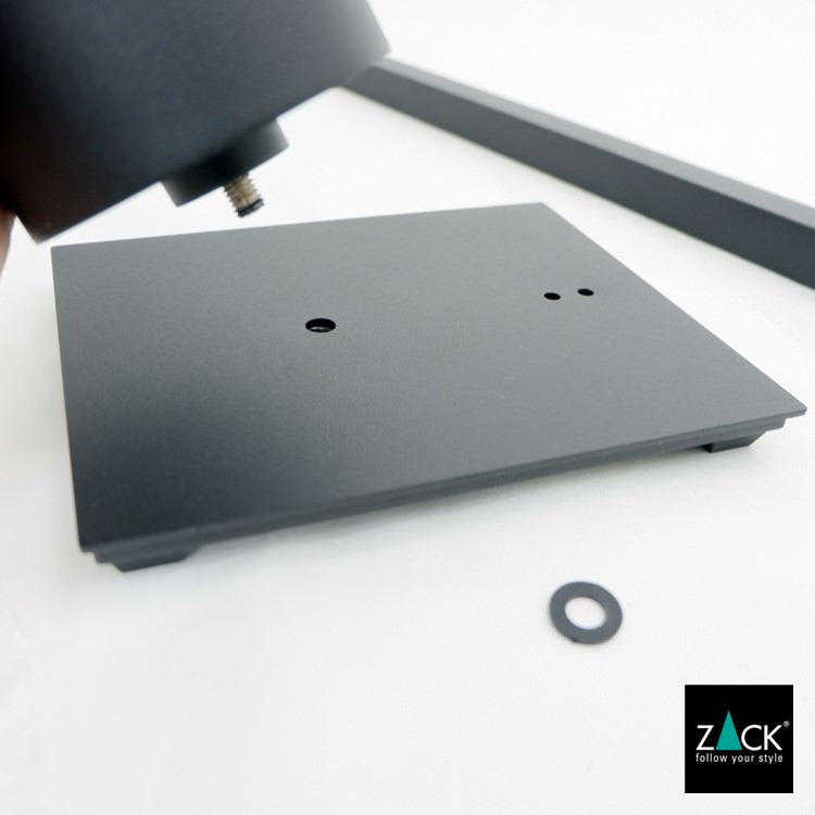 ZACK 40508 CARVO ドイツZACK社製モダンデザインのトイレットペーパースタンド トイレットバトラー マットブラック [在庫有り]