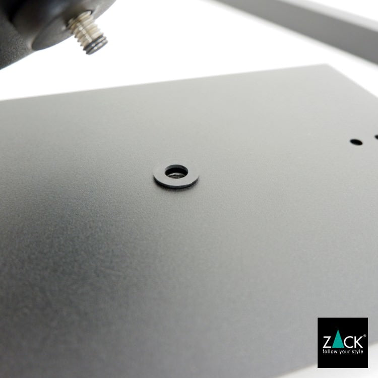 ZACK 40508 CARVO ドイツZACK社製モダンデザインのトイレットペーパースタンド トイレットバトラー マットブラック [在庫有り]