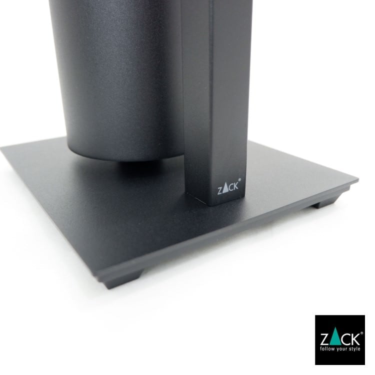 ZACK 40508 CARVO ドイツZACK社製モダンデザインのトイレットペーパースタンド トイレットバトラー マットブラック [在庫有り]