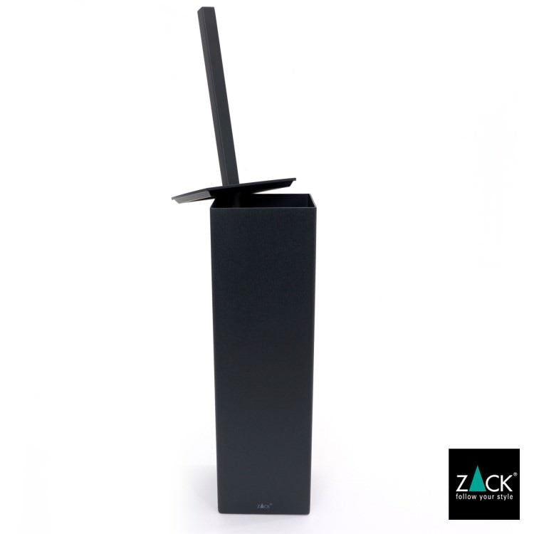 ZACK 40509 CARVO ドイツZACK社製モダンデザインのトイレブラシ マットブラック [在庫有り]