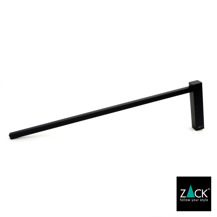 ZACK 40511 CARVO ドイツZACK社製モダンデザインのタオルホルダー マットブラック 壁付けタイプ DIY [在庫有り]