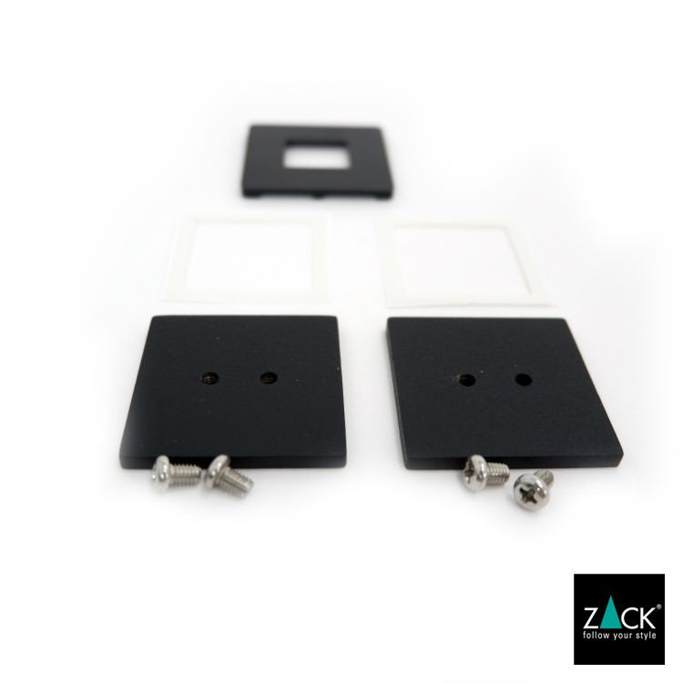 ZACK 40512 CARVO CARVO接着用ブラケット マットブラック [パーツ] [在庫有り]