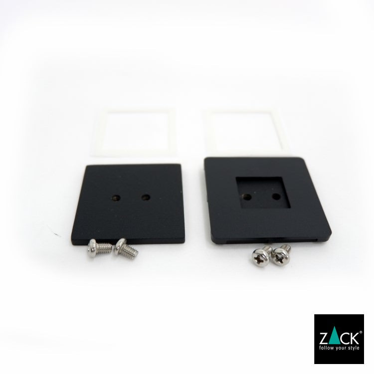ZACK 40512 CARVO CARVO接着用ブラケット マットブラック [パーツ] [在庫有り]
