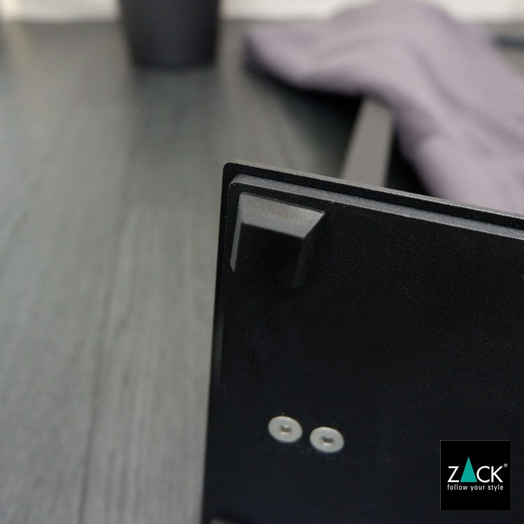 ZACK 40513 CARVO ドイツZACK社製モダンデザインのタオルスタンド マットブラック [お取寄せ]