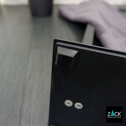 ZACK 40513 CARVO ドイツZACK社製モダンデザインのタオルスタンド マットブラック [お取寄せ]