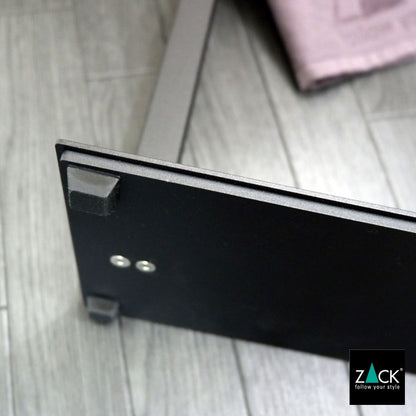 ZACK 40513 CARVO ドイツZACK社製モダンデザインのタオルスタンド マットブラック [お取寄せ]
