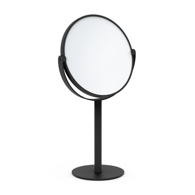 ZACK 40517 OLMO ドイツZACK社製モダンデザインのメイクアップミラー マットブラック [お取寄せ]