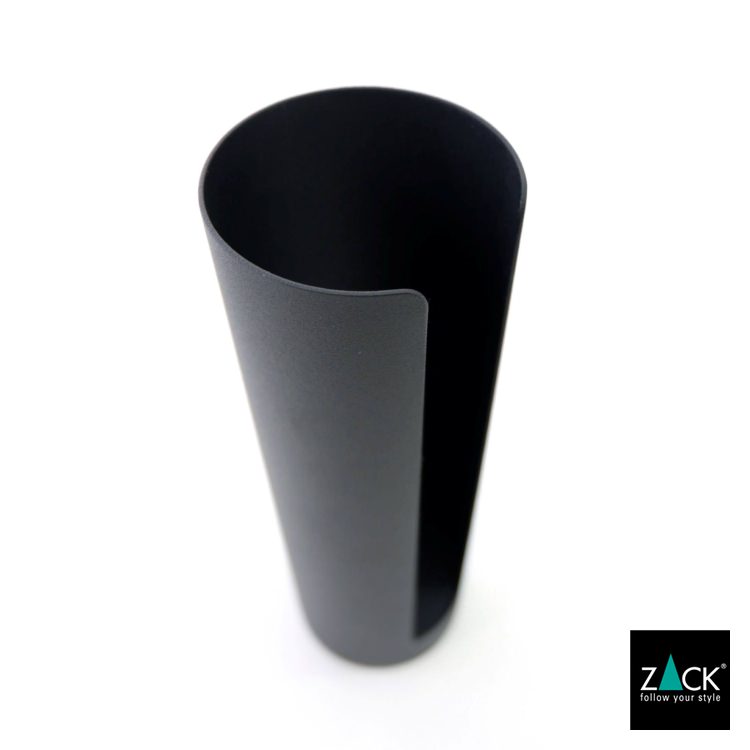 ZACK 40518 OLOMO ドイツZACK社製モダンデザインのコットンパッドディスペンサー マットブラック [在庫有り]