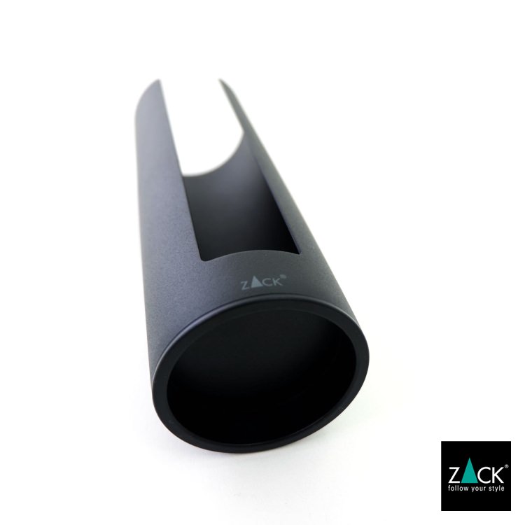 ZACK 40518 OLOMO ドイツZACK社製モダンデザインのコットンパッドディスペンサー マットブラック [在庫有り]