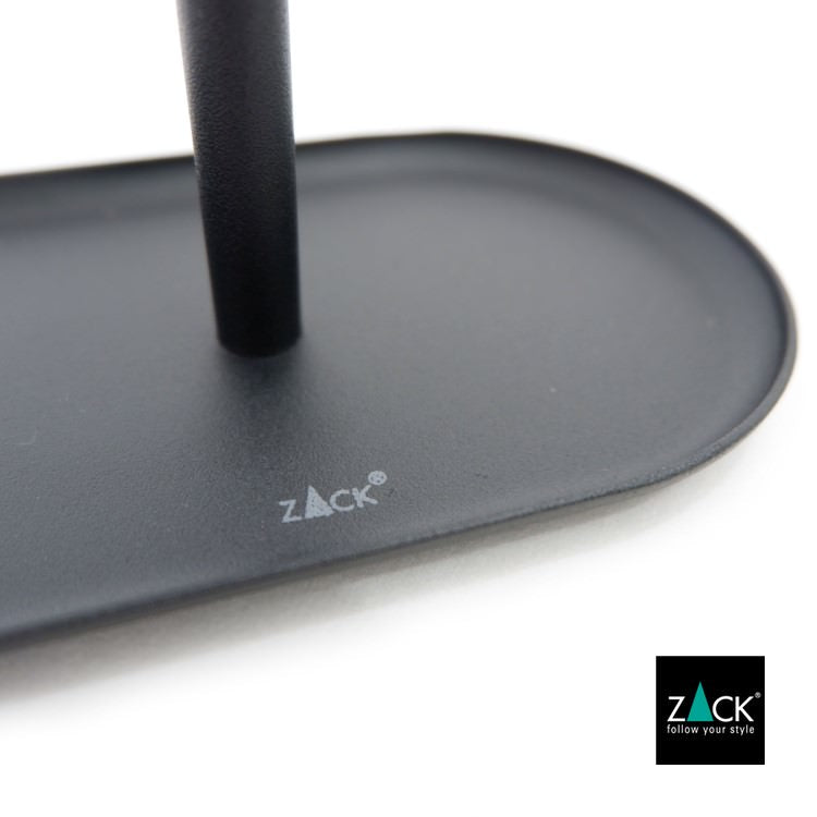 ZACK 40519 OLOMO ドイツZACK社製モダンデザインのシェービングスタンド マットブラック [在庫有り]
