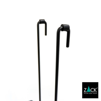 ZACK 40521 IPARO ドイツZACK社製モダンデザインのシャワーバスケット マットブラック [在庫有り]
