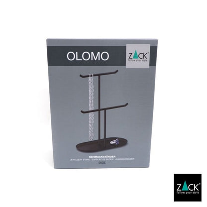 ZACK 40523 OLOMO ドイツZACK社製モダンデザインのジュエリースタンド マットブラック [在庫有り]