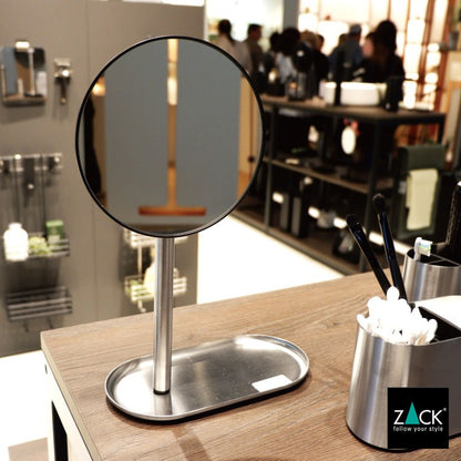 ZACK 40524 OLOMO ドイツZACK社製モダンデザインのハンドヘルドミラー(トレー付き) HL [在庫有り]