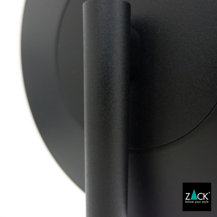 ZACK 40525 OLOMO ドイツZACK社製モダンデザインのハンドヘルドミラー(トレー付き) マットブラック [在庫有り]