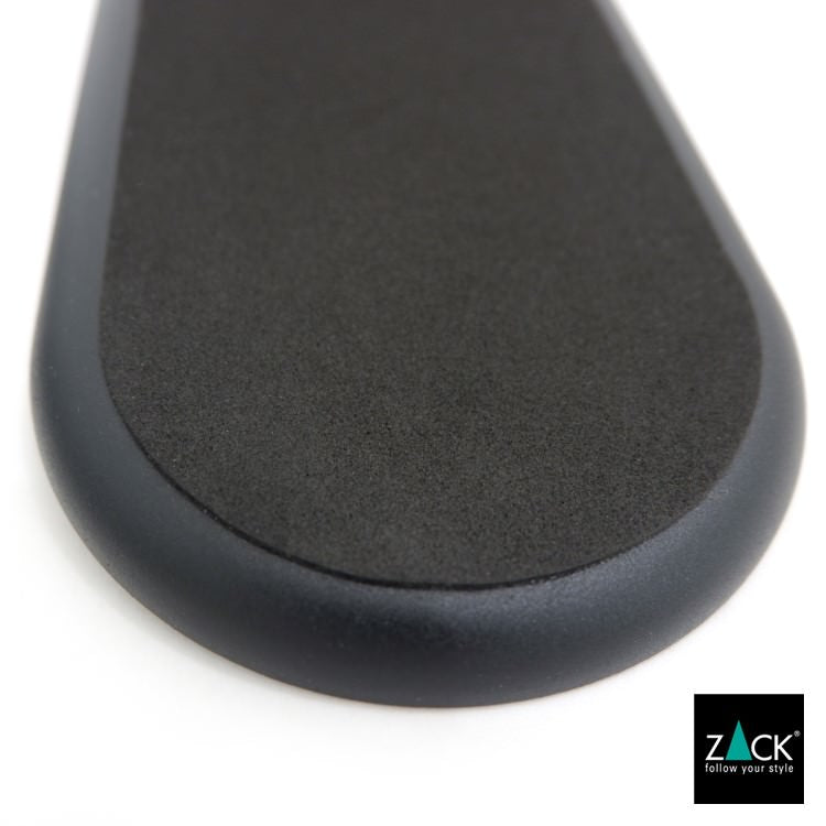 ZACK 40525 OLOMO ドイツZACK社製モダンデザインのハンドヘルドミラー(トレー付き) マットブラック [在庫有り]
