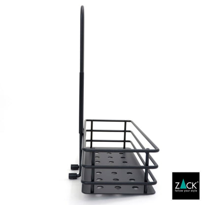 ZACK 40526 IPARO ドイツZACK社製モダンデザインのシャワーバスケット マットブラック [在庫有り] H2-57