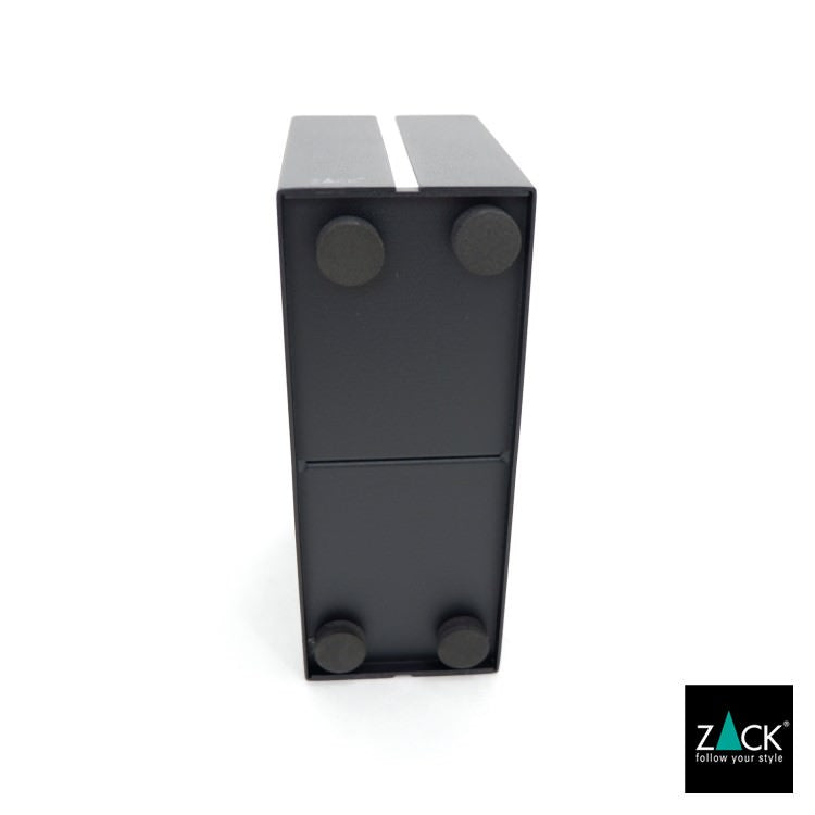 ZACK 40535 POTES ドイツZACK社製モダンデザインのユーテンシルボックスL マットブラック [在庫有り] H2-49