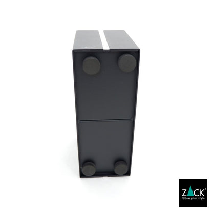 ZACK 40535 POTES ドイツZACK社製モダンデザインのユーテンシルボックスL マットブラック H2-49 [在庫有り]