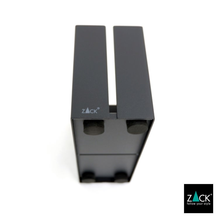 ZACK 40535 POTES ドイツZACK社製モダンデザインのユーテンシルボックスL マットブラック [在庫有り] H2-49