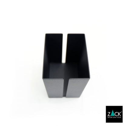ZACK 40536 POTES ドイツZACK社製モダンデザインのユーテンシルボックスS マットブラック H1 [在庫有り]