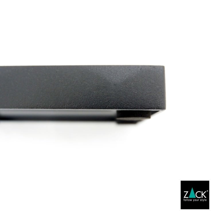 ZACK 40537 POTES ドイツZACK社製モダンデザインのソープディッシュ マットブラック [在庫有り] H2-158