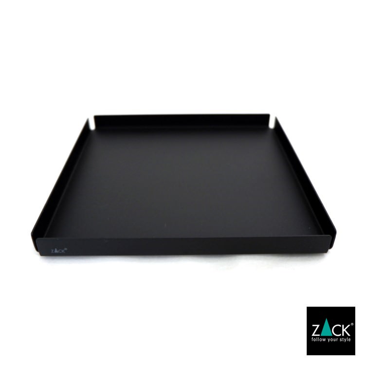 ZACK 40538 POTES ドイツZACK社製モダンデザインのトレイL マットブラック [在庫有り] H2-85